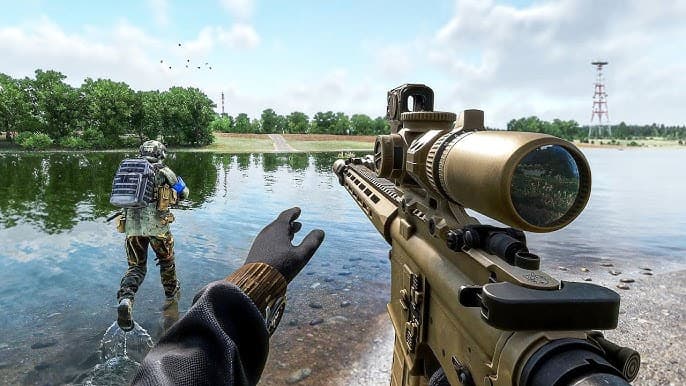 Arma Reforger tactical first-person gameplay